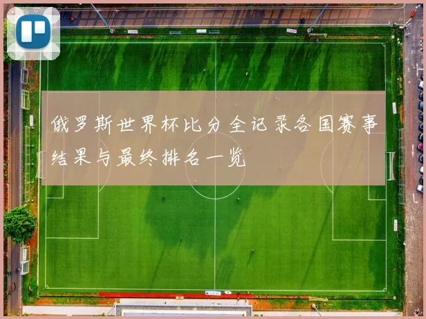 俄罗斯世界杯比分全记录各国赛事结果与最终排名一览