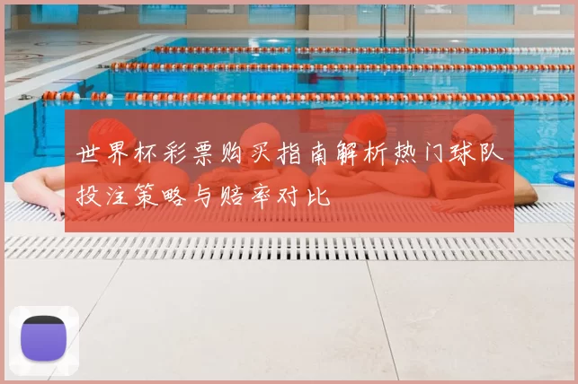 世界杯彩票购买指南解析热门球队投注策略与赔率对比