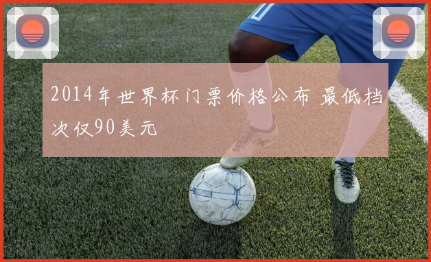 2014年世界杯门票价格公布 最低档次仅90美元